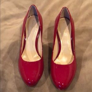 Red Patent Cole Haan Pumps